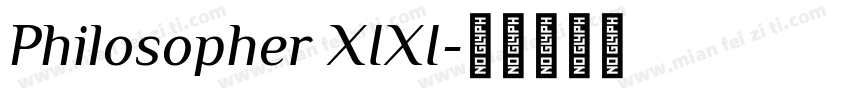 Philosopher XIXI字体转换